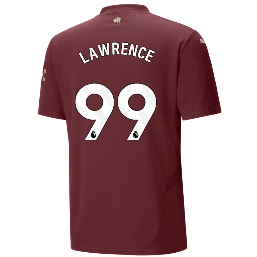 Danxen Niño Camiseta Emilio Lawrence #99 Granate Equipación Tercera 2024/25 La Camisa