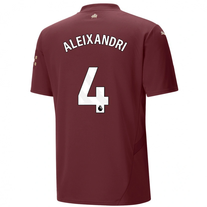 Danxen Niño Camiseta Laia Aleixandri #4 Granate Equipación Tercera 2024/25 La Camisa