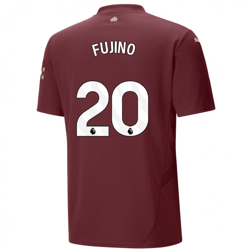 Danxen Niño Camiseta Aoba Fujino #20 Granate Equipación Tercera 2024/25 La Camisa