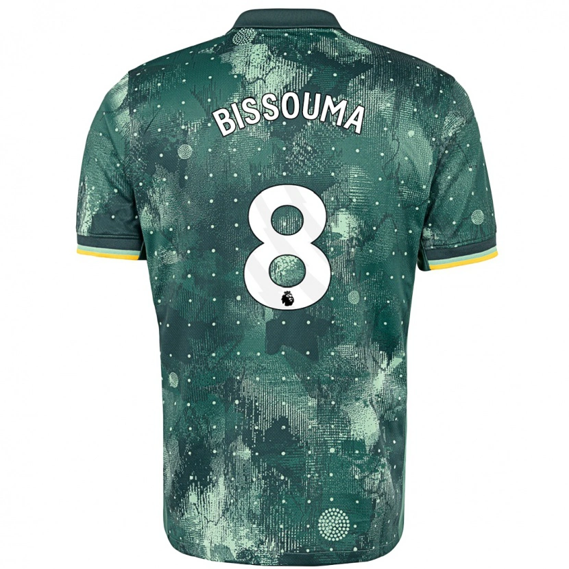 Danxen Niño Camiseta Yves Bissouma #8 Verde Menta Equipación Tercera 2024/25 La Camisa