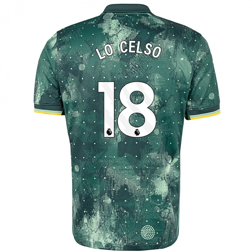 Danxen Niño Camiseta Giovani Lo Celso #20 Verde Menta Equipación Tercera 2024/25 La Camisa