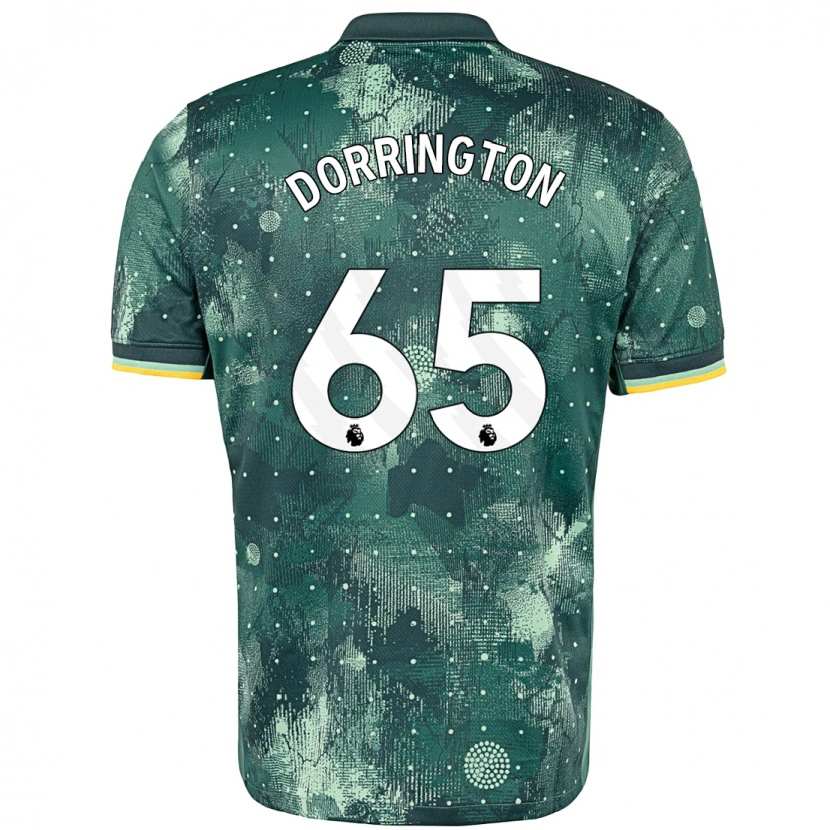 Danxen Niño Camiseta Alfie Dorrington #65 Verde Menta Equipación Tercera 2024/25 La Camisa