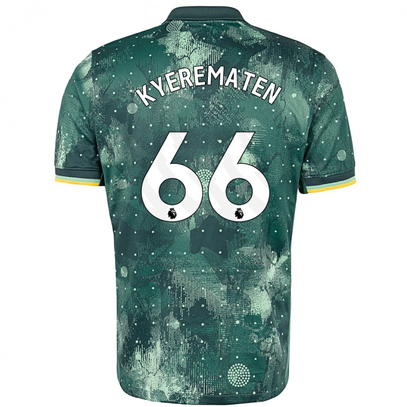 Danxen Niño Camiseta Rio Kyerematen #66 Verde Menta Equipación Tercera 2024/25 La Camisa