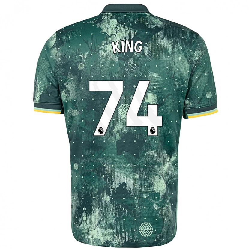 Danxen Niño Camiseta Maeson King #74 Verde Menta Equipación Tercera 2024/25 La Camisa