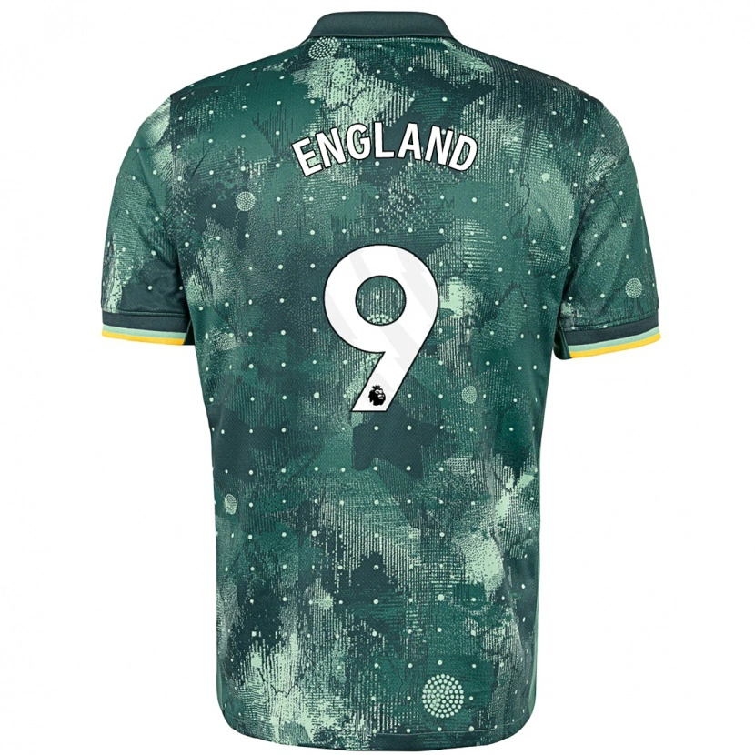 Danxen Niño Camiseta Bethany England #9 Verde Menta Equipación Tercera 2024/25 La Camisa