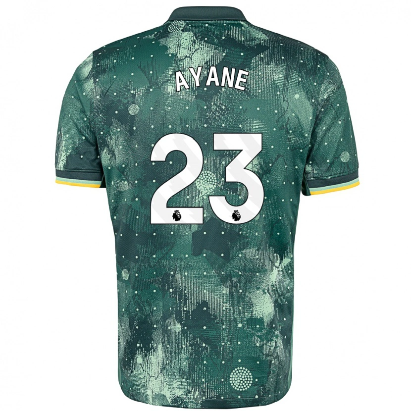 Danxen Niño Camiseta Rosella Ayane #23 Verde Menta Equipación Tercera 2024/25 La Camisa