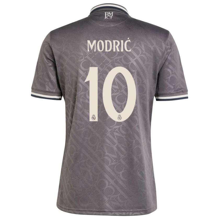 Danxen Niño Camiseta Luka Modric #10 Carbón Equipación Tercera 2024/25 La Camisa