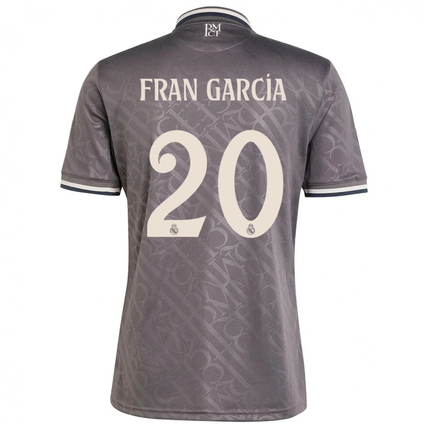 Danxen Niño Camiseta Fran García #20 Carbón Equipación Tercera 2024/25 La Camisa