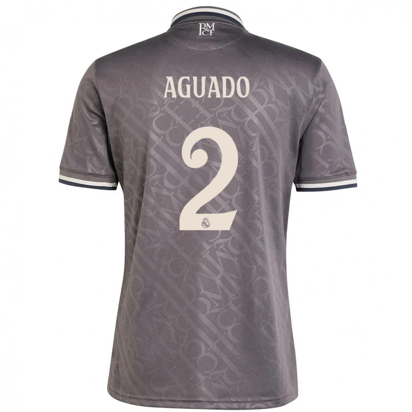 Danxen Niño Camiseta Lorenzo Aguado #2 Carbón Equipación Tercera 2024/25 La Camisa