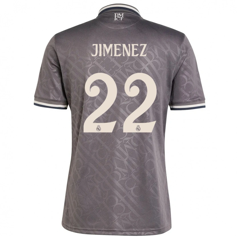 Danxen Niño Camiseta David Jiménez #22 Carbón Equipación Tercera 2024/25 La Camisa