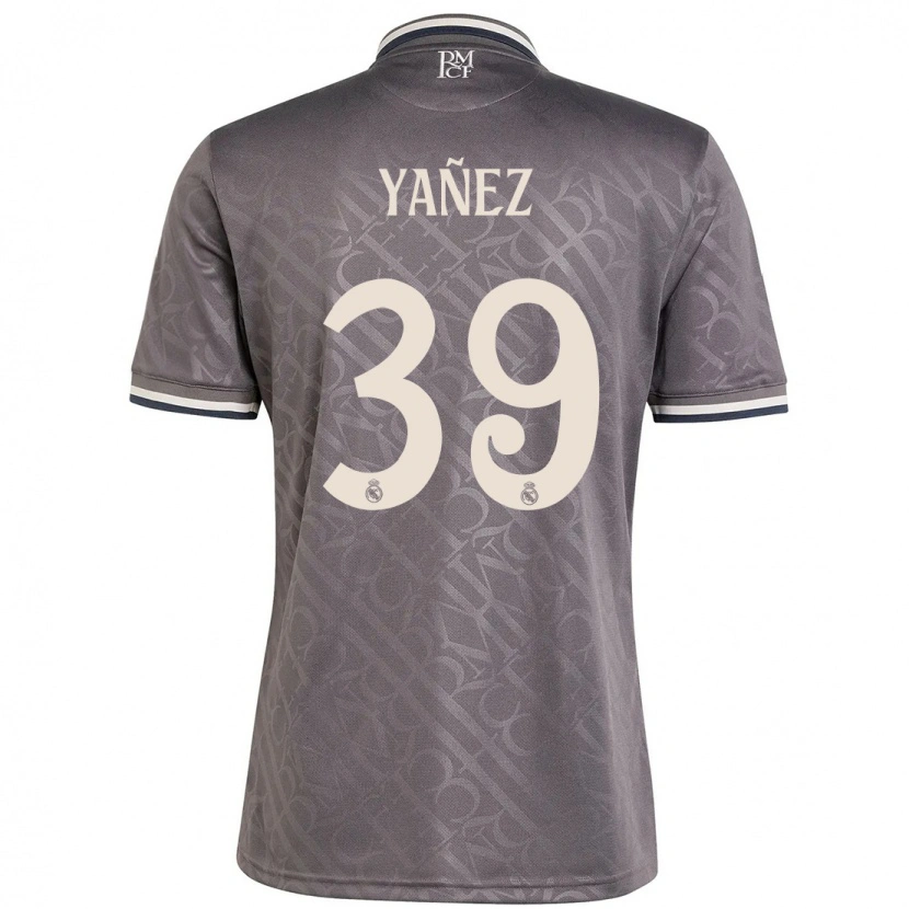 Danxen Niño Camiseta Daniel Yañez #39 Carbón Equipación Tercera 2024/25 La Camisa