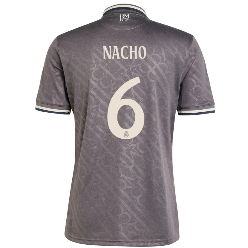 Danxen Niño Camiseta Nacho Fernández #6 Carbón Equipación Tercera 2024/25 La Camisa