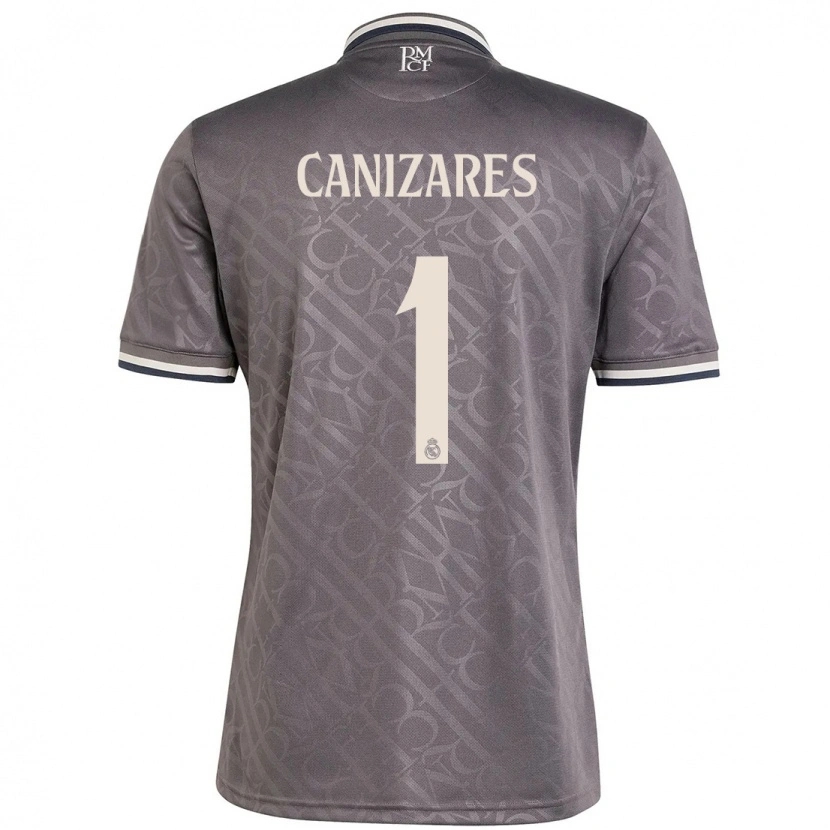 Danxen Niño Camiseta Lucas Cañizares #1 Carbón Equipación Tercera 2024/25 La Camisa