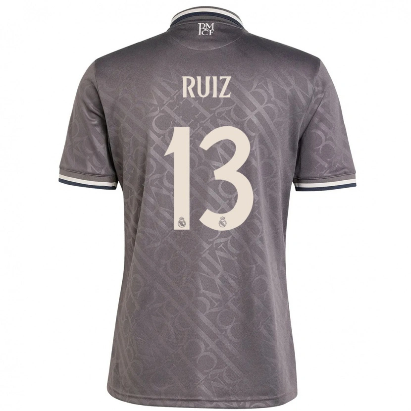 Danxen Niño Camiseta Guillermo Ruiz #13 Carbón Equipación Tercera 2024/25 La Camisa