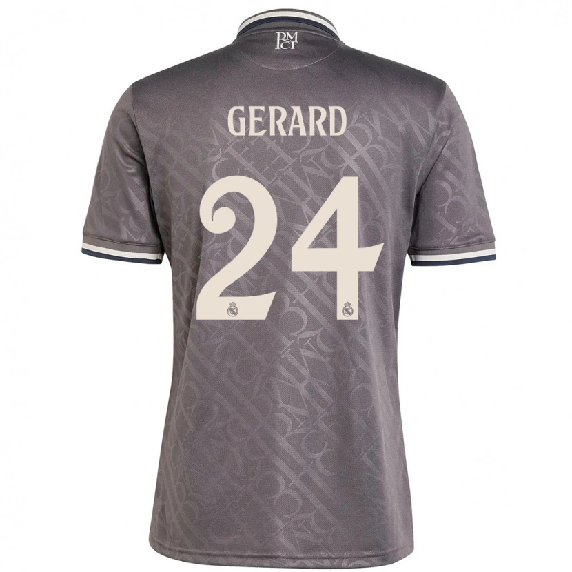 Danxen Niño Camiseta Meline Gerard #24 Carbón Equipación Tercera 2024/25 La Camisa