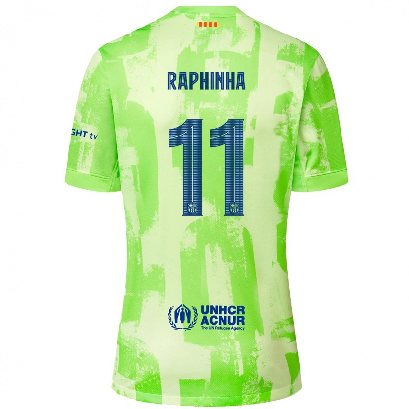 Danxen Niño Camiseta Raphinha #11 Lima Equipación Tercera 2024/25 La Camisa