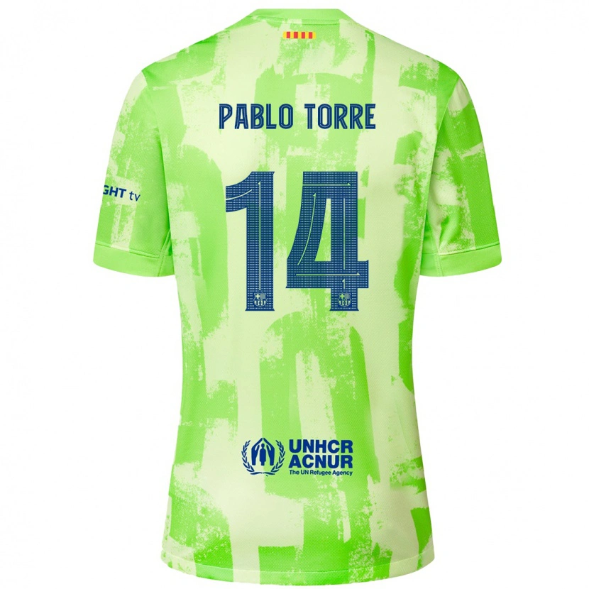 Danxen Niño Camiseta Pablo Torre #14 Lima Equipación Tercera 2024/25 La Camisa