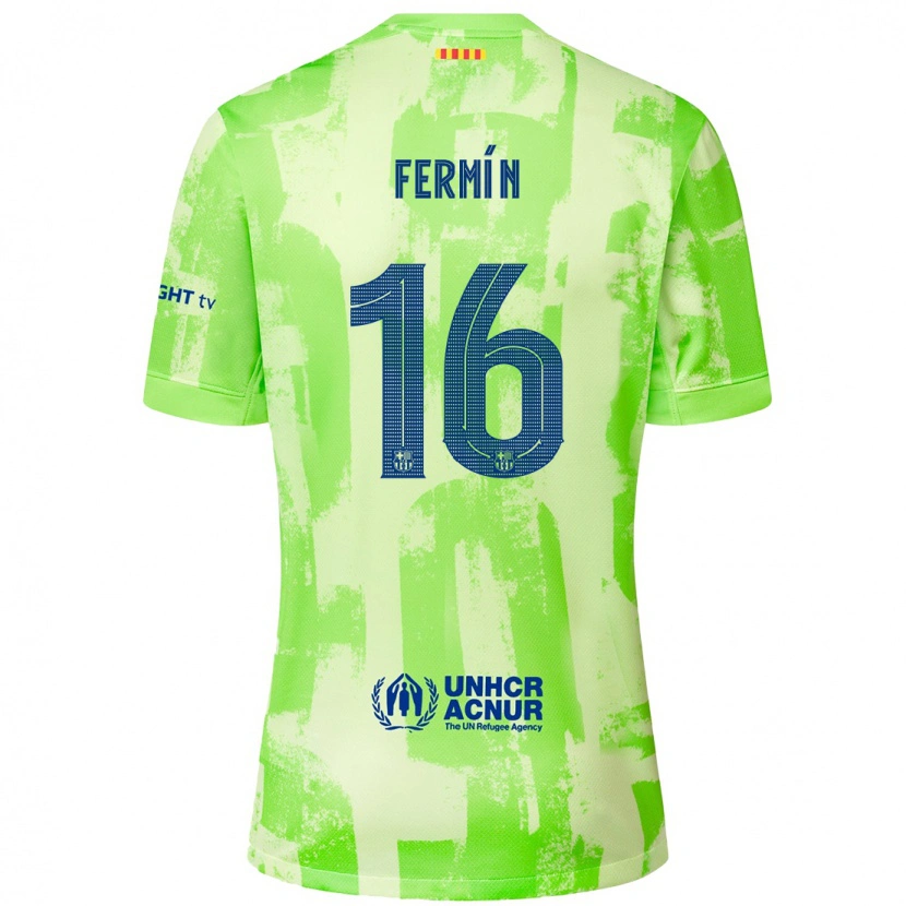 Danxen Niño Camiseta Fermín López #16 Lima Equipación Tercera 2024/25 La Camisa