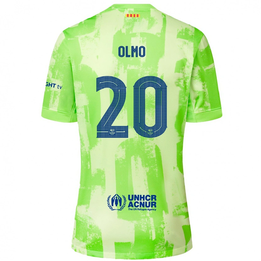 Danxen Niño Camiseta Dani Olmo #20 Lima Equipación Tercera 2024/25 La Camisa