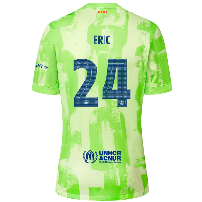 Danxen Niño Camiseta Eric García #24 Lima Equipación Tercera 2024/25 La Camisa