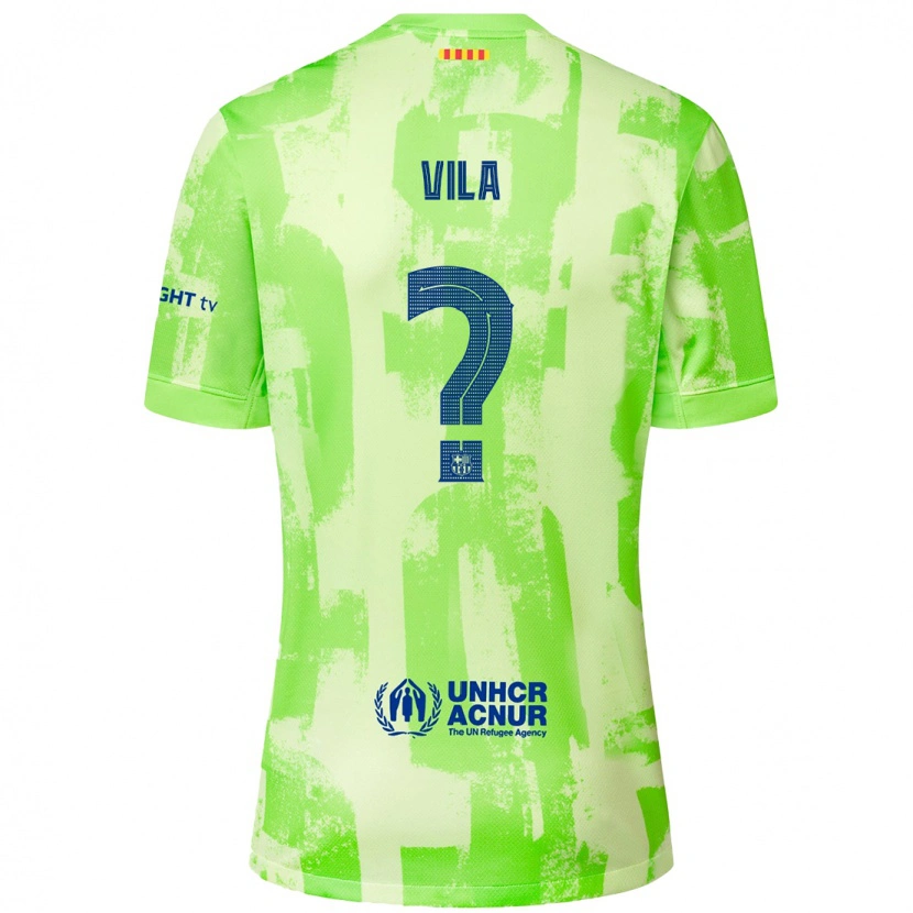 Danxen Niño Camiseta Manu Vila #0 Lima Equipación Tercera 2024/25 La Camisa