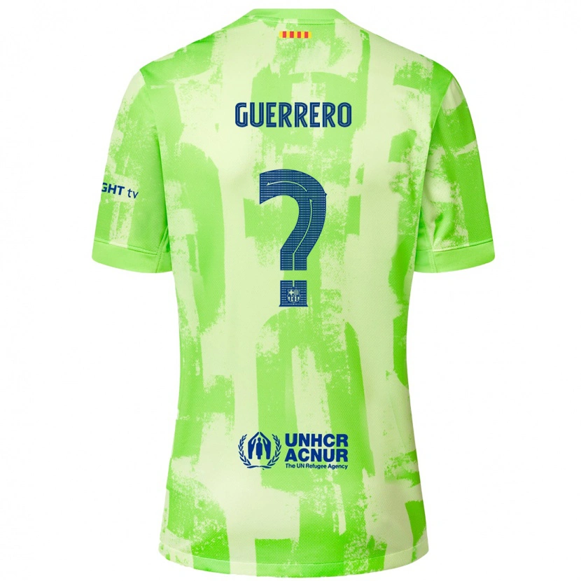 Danxen Niño Camiseta Adrián Guerrero #0 Lima Equipación Tercera 2024/25 La Camisa