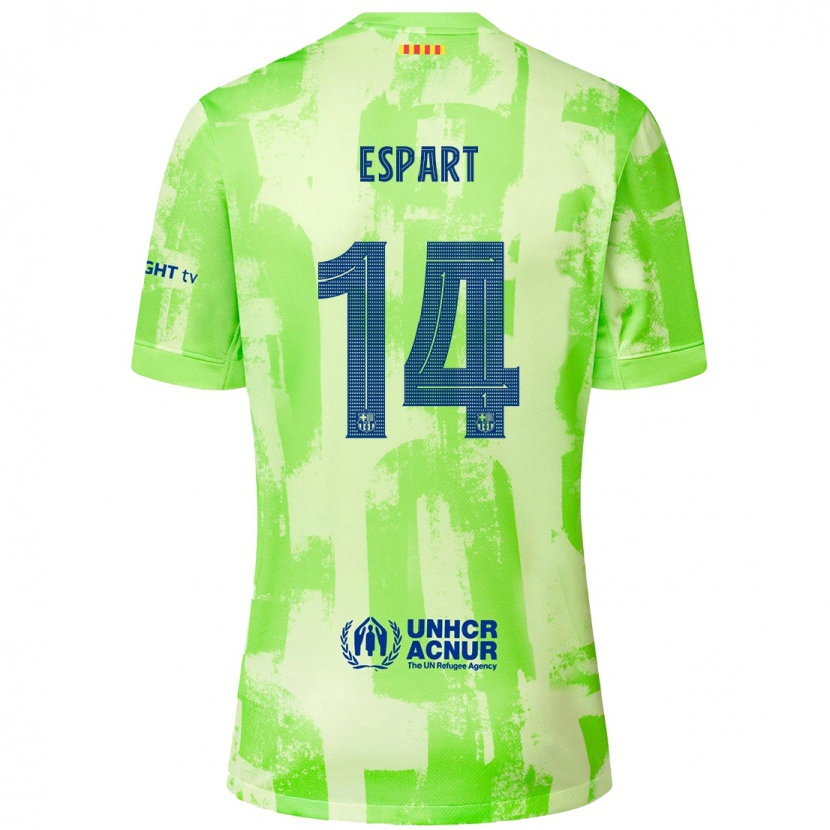 Danxen Niño Camiseta Xavi Espart #14 Lima Equipación Tercera 2024/25 La Camisa