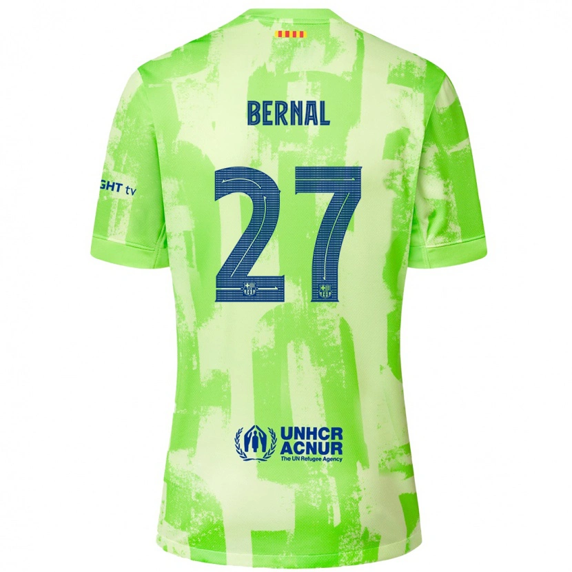 Danxen Niño Camiseta Marc Bernal #27 Lima Equipación Tercera 2024/25 La Camisa