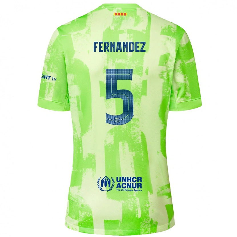 Danxen Niño Camiseta Jana Fernández #5 Lima Equipación Tercera 2024/25 La Camisa