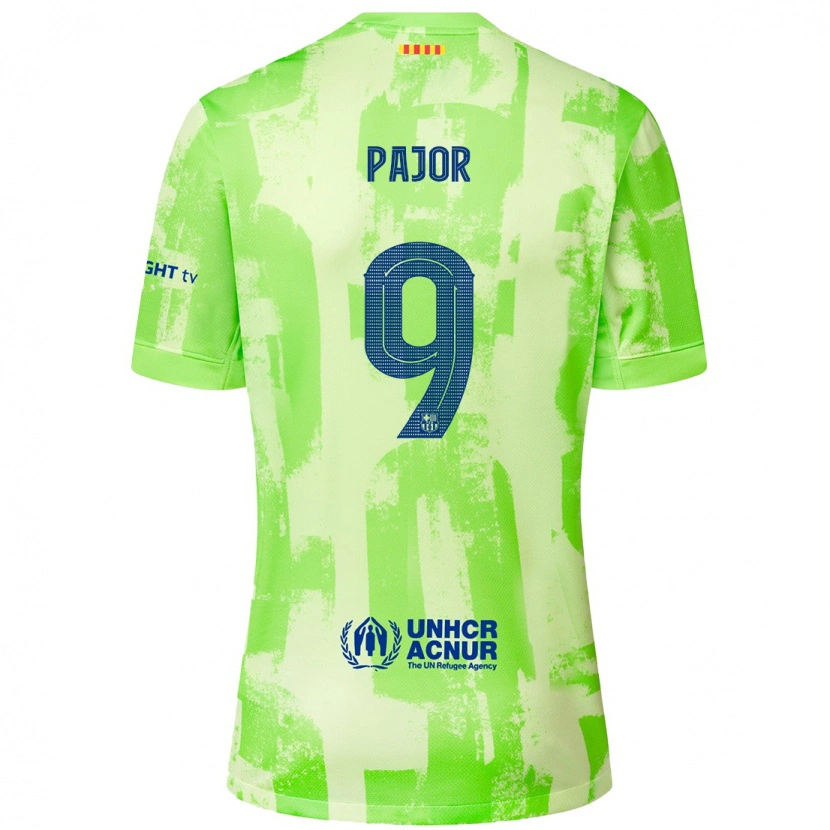 Danxen Niño Camiseta Ewa Pajor #9 Lima Equipación Tercera 2024/25 La Camisa