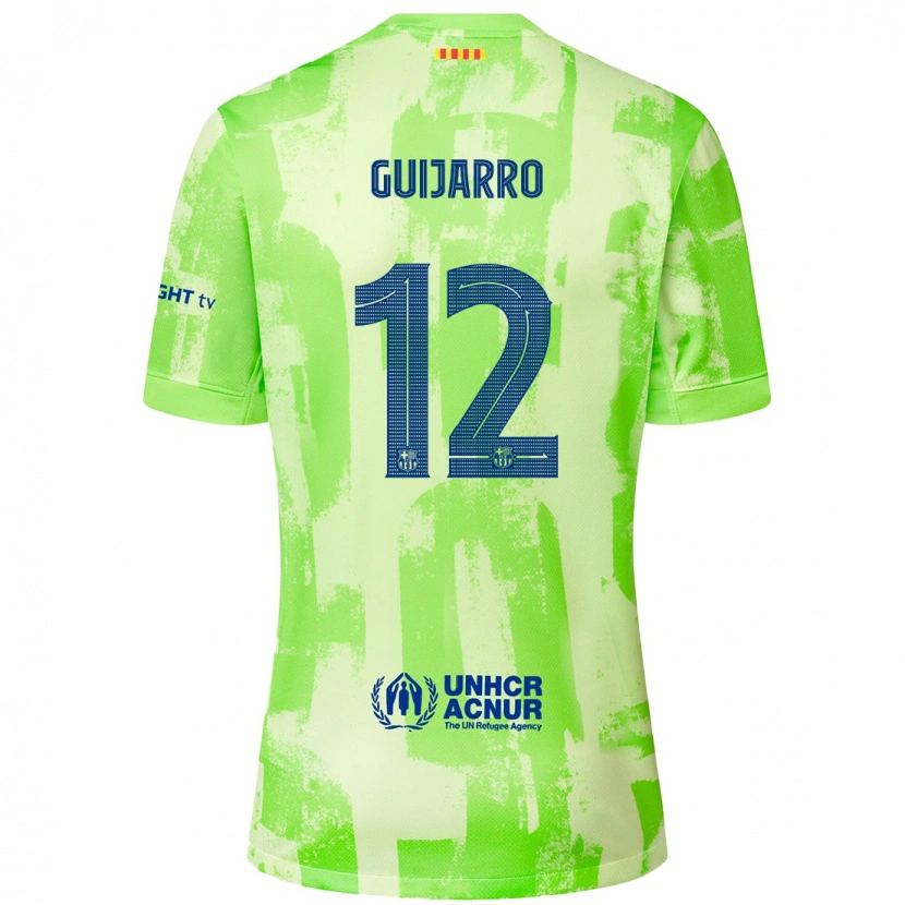 Danxen Niño Camiseta Patricia Guijarro #12 Lima Equipación Tercera 2024/25 La Camisa