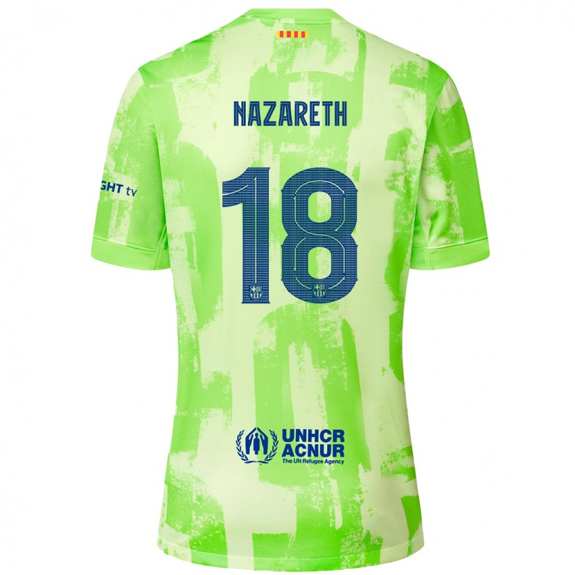 Danxen Niño Camiseta Kika Nazareth #18 Lima Equipación Tercera 2024/25 La Camisa