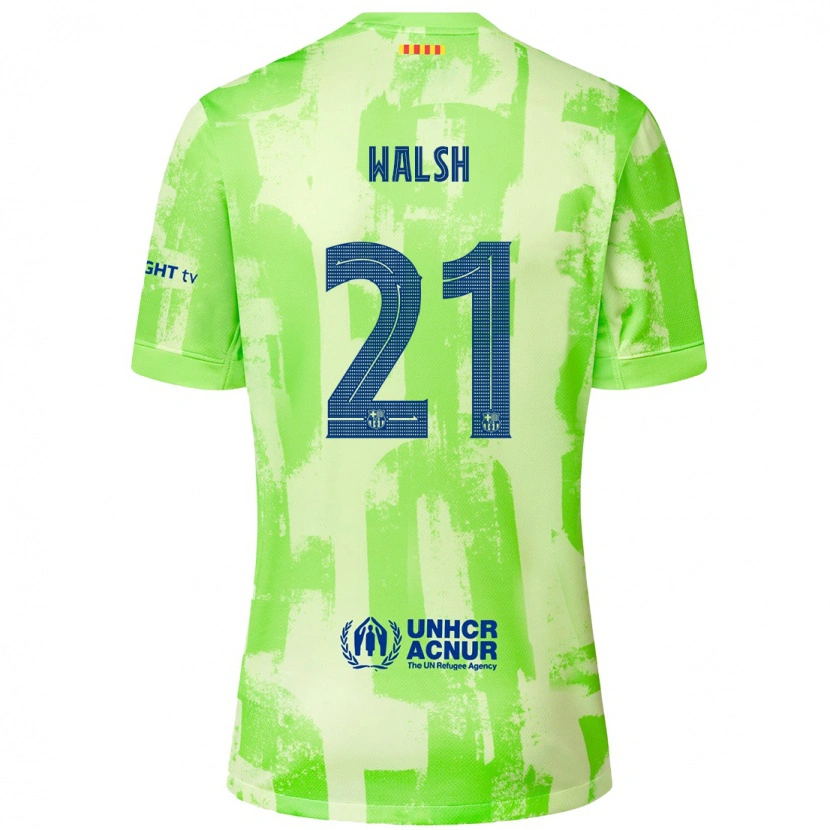 Danxen Niño Camiseta Keira Walsh #21 Lima Equipación Tercera 2024/25 La Camisa