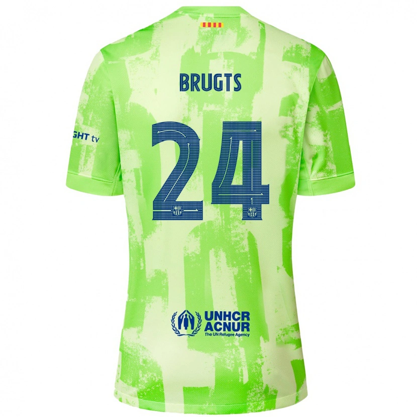 Danxen Niño Camiseta Esmee Brugts #24 Lima Equipación Tercera 2024/25 La Camisa