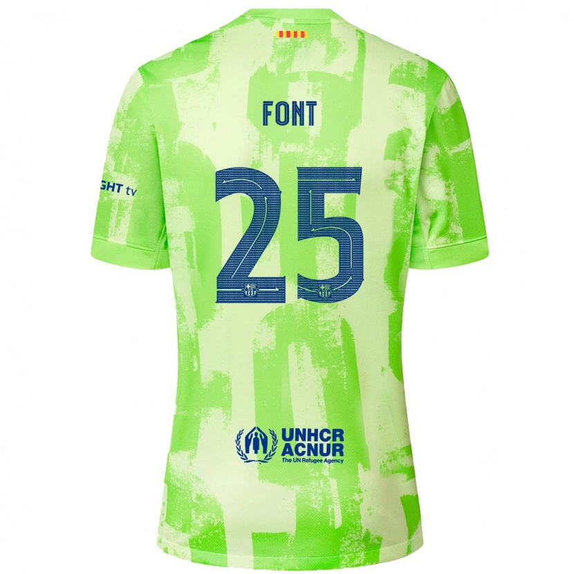 Danxen Niño Camiseta Gemma Font #25 Lima Equipación Tercera 2024/25 La Camisa