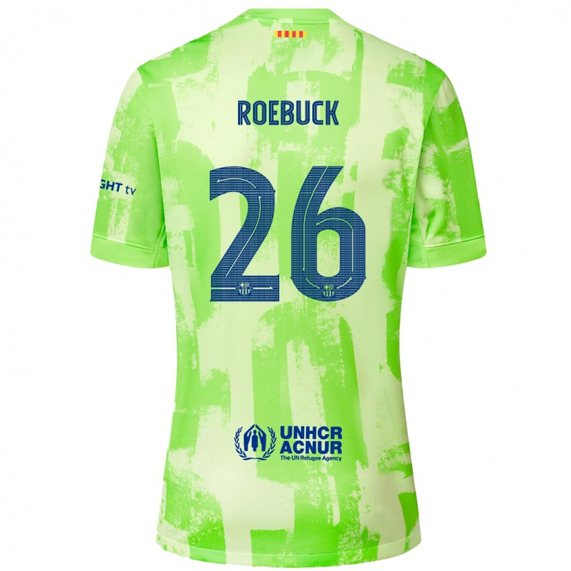 Danxen Niño Camiseta Ellie Roebuck #26 Lima Equipación Tercera 2024/25 La Camisa