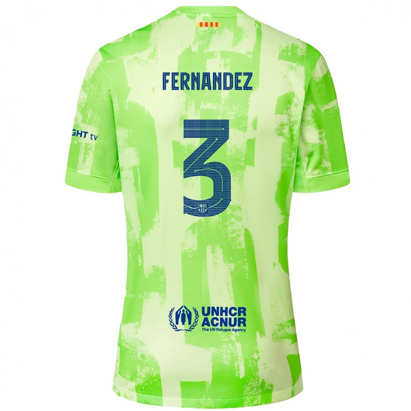 Danxen Niño Camiseta Jana Fernandez #3 Lima Equipación Tercera 2024/25 La Camisa