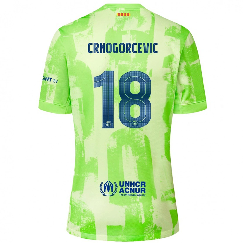 Danxen Niño Camiseta Ana-Maria Crnogorcevic #18 Lima Equipación Tercera 2024/25 La Camisa