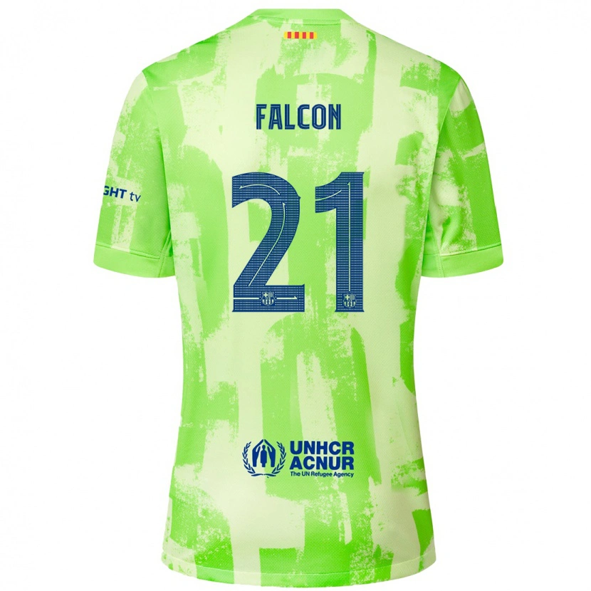 Danxen Niño Camiseta Andrea Falcon #21 Lima Equipación Tercera 2024/25 La Camisa