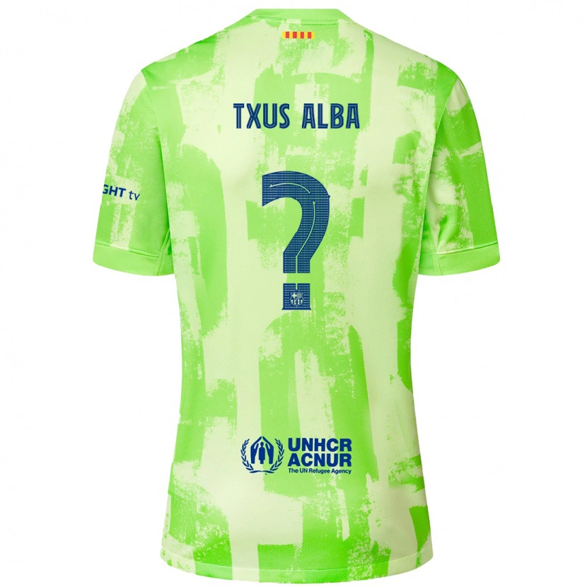 Danxen Niño Camiseta Txus Alba #0 Lima Equipación Tercera 2024/25 La Camisa