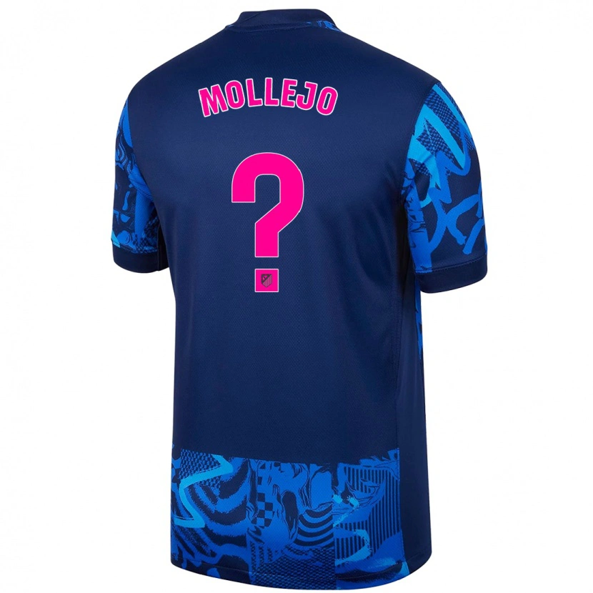 Danxen Niño Camiseta Víctor Mollejo #0 Azul Real Equipación Tercera 2024/25 La Camisa