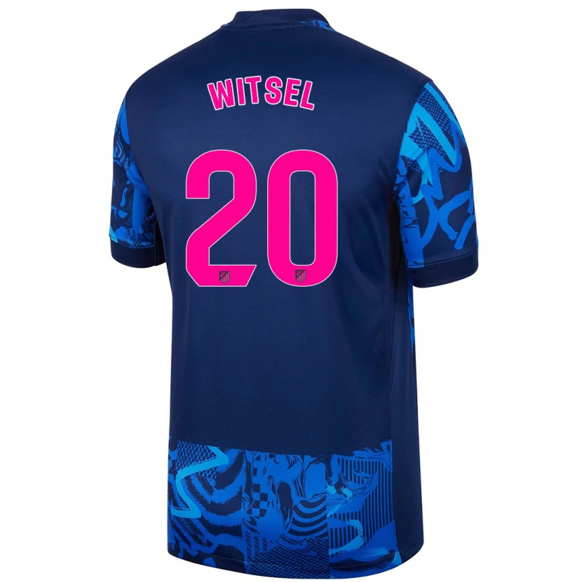 Danxen Niño Camiseta Axel Witsel #20 Azul Real Equipación Tercera 2024/25 La Camisa