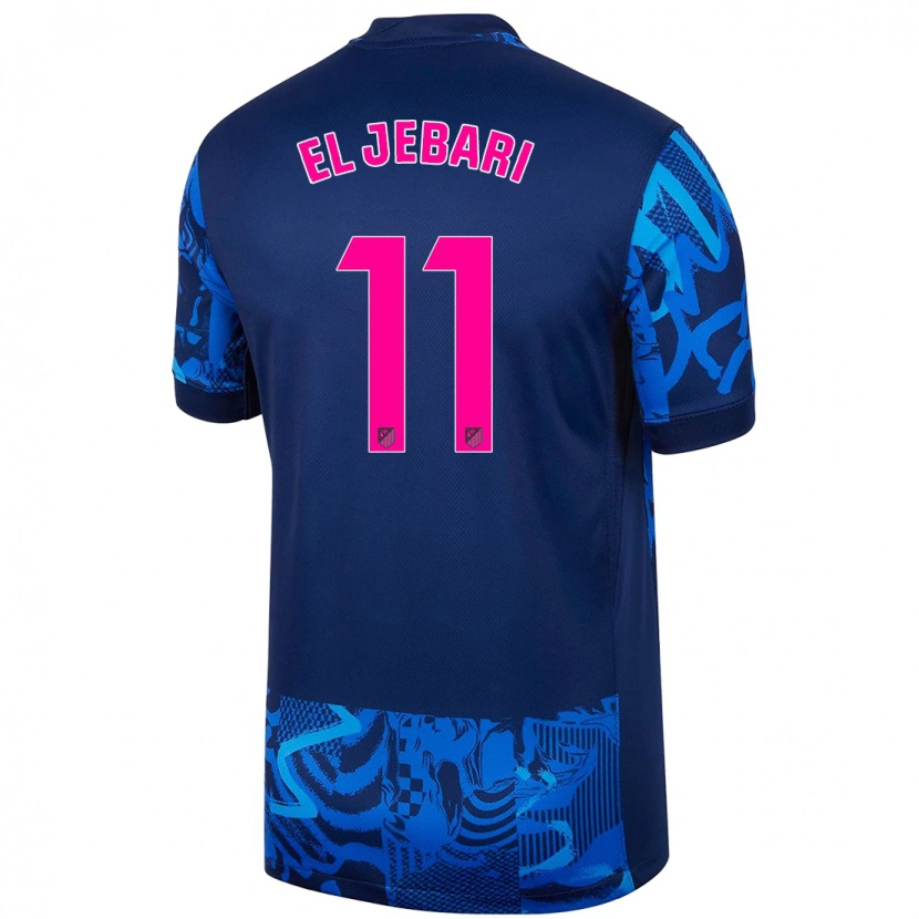 Danxen Niño Camiseta Salim El Jebari #11 Azul Real Equipación Tercera 2024/25 La Camisa