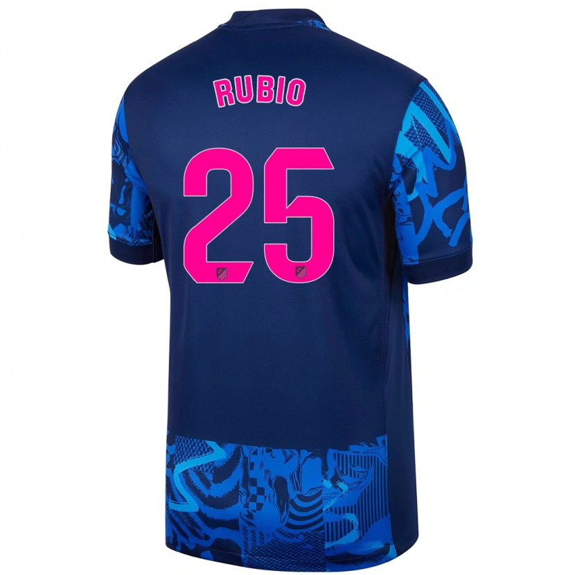 Danxen Niño Camiseta Daniel Rubio #25 Azul Real Equipación Tercera 2024/25 La Camisa