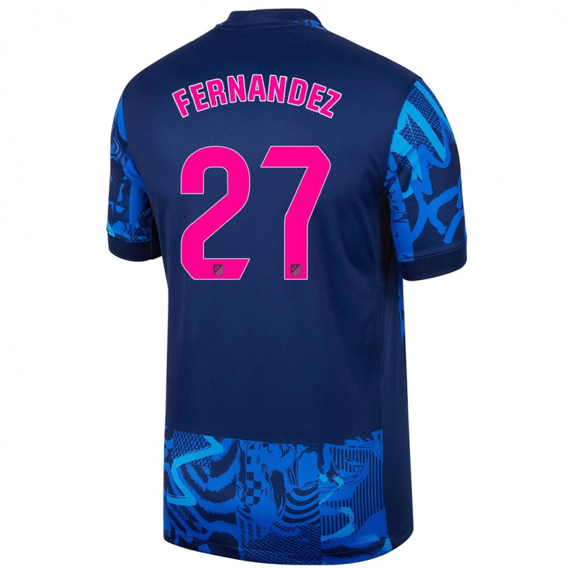 Danxen Niño Camiseta Alexia Fernández #27 Azul Real Equipación Tercera 2024/25 La Camisa