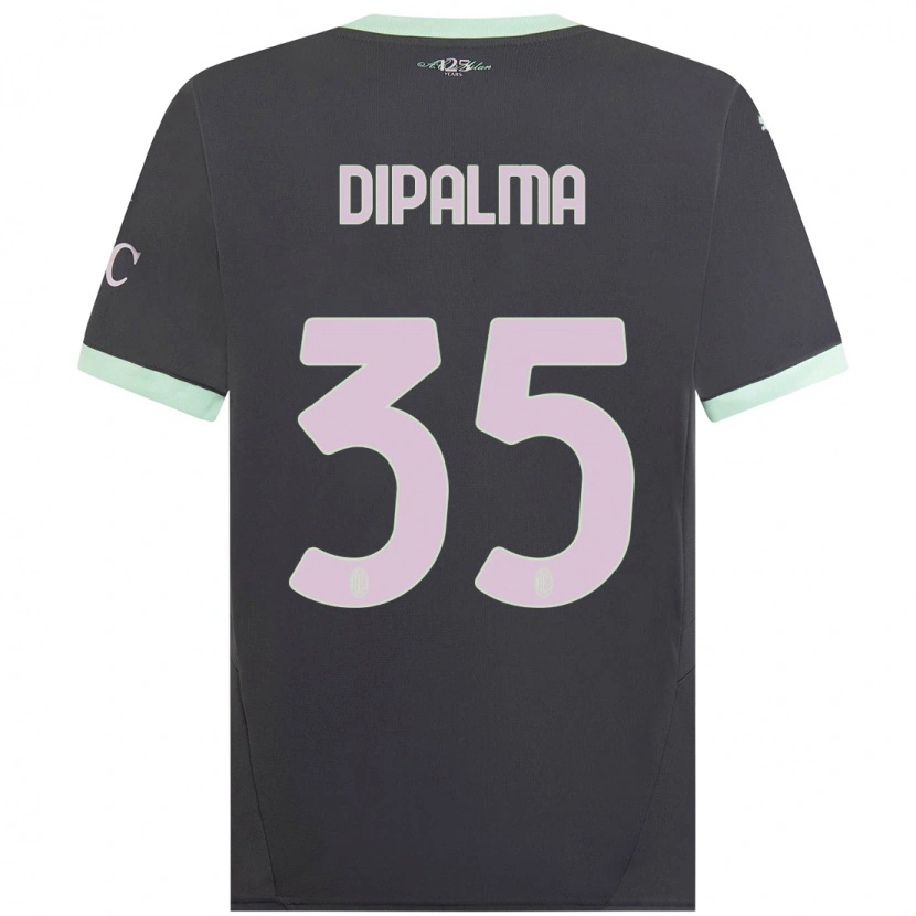 Danxen Niño Camiseta Matteo Dipalma #35 Gris Equipación Tercera 2024/25 La Camisa