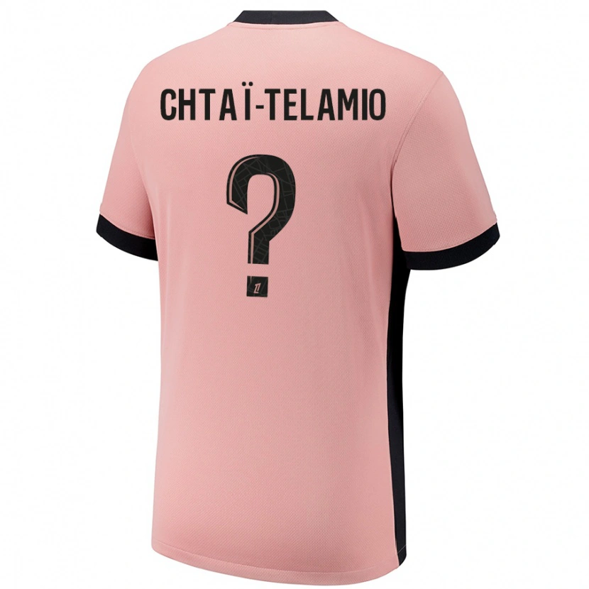 Danxen Niño Camiseta Zayon Chtaï-Telamio #0 Rosa Óxido Equipación Tercera 2024/25 La Camisa