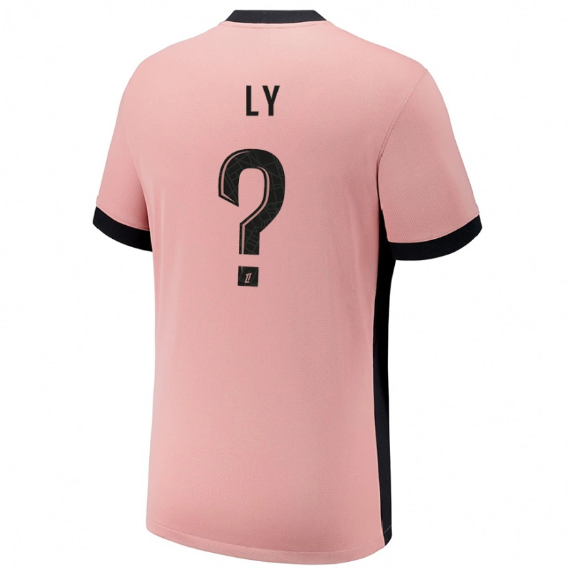 Danxen Niño Camiseta Elijah Ly #0 Rosa Óxido Equipación Tercera 2024/25 La Camisa