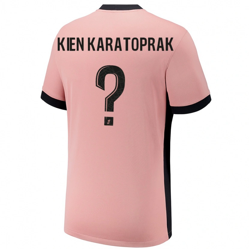 Danxen Niño Camiseta Kenan Kien Karatoprak #0 Rosa Óxido Equipación Tercera 2024/25 La Camisa