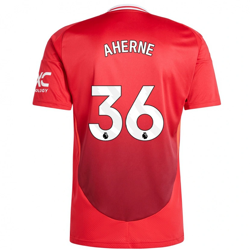 Danxen Hombre Camiseta Alyssa Aherne #36 Rojo Brillante 1ª Equipación 2024/25 La Camisa